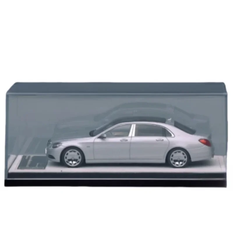 1:43 Mercedes-Benz S-class Maybach S600 alloy model, children\'s collection of decorative toys, holiday gifts for friends.