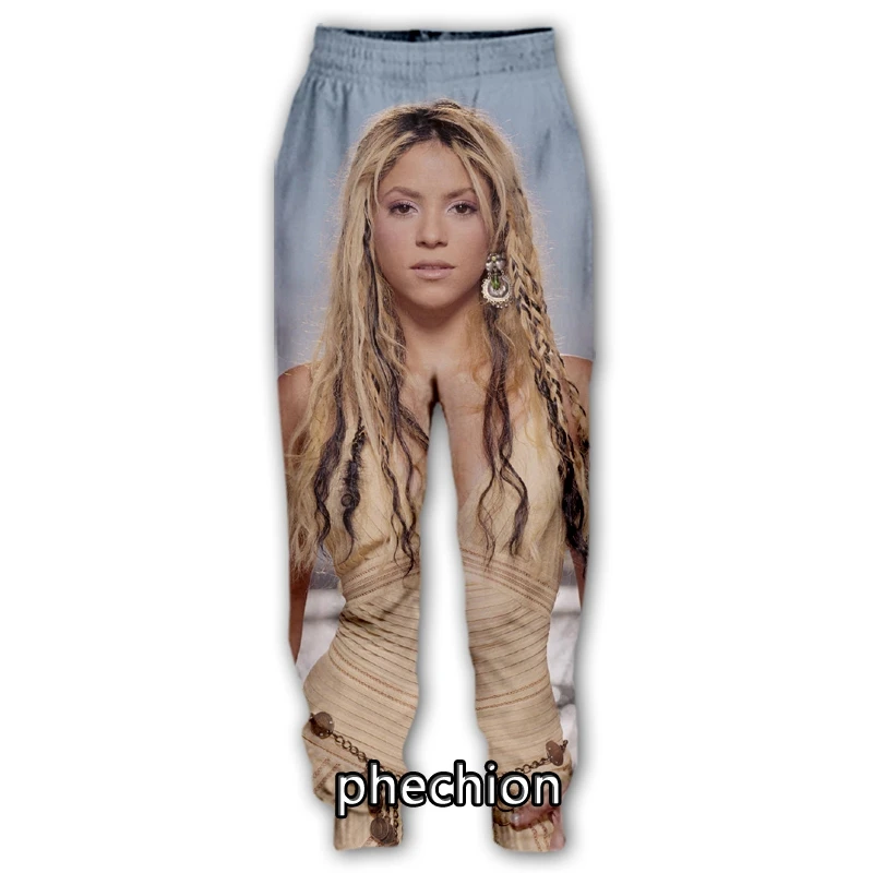 phechion New Men/Women Shakira 3D Printed Casual Pants Fashion Streetwear Men Loose Sporting Long Trousers F82