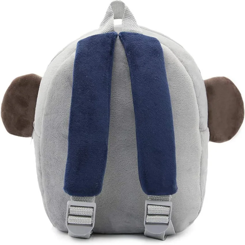 Nome personalizado bonito dos desenhos animados animal mochila personalizado seu texto saco de escola da criança para crianças do bebê meninas meninos (elefante)