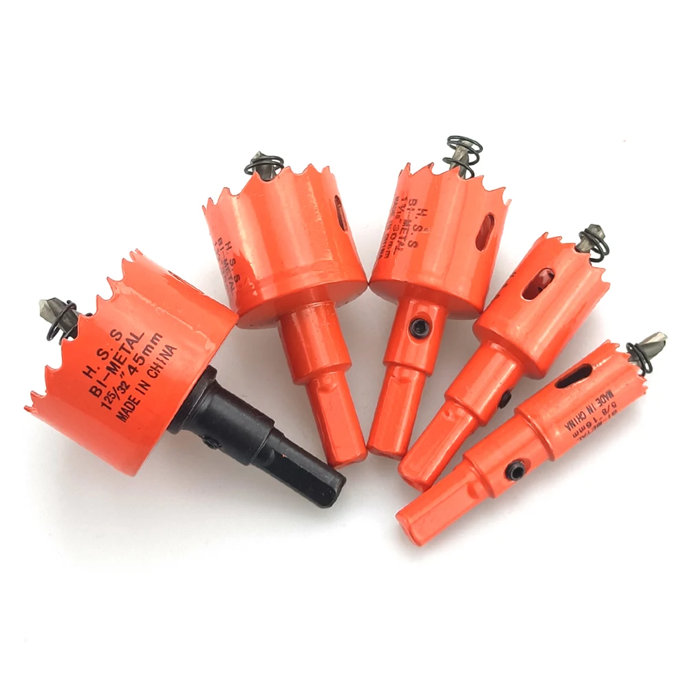 1Pcs 16-45mm M42 Bi-Metal Hole Saw HSS Drill Bits Drilling Crown for Metal Iron Aluminum Stainless Wood Cutter Tools