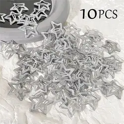 New Cute Cool Silver Y2K Stars Hairpin Filigree Metal Snap Side BB Hair Clips Spicy Girls Korean Hair Accessories for Women