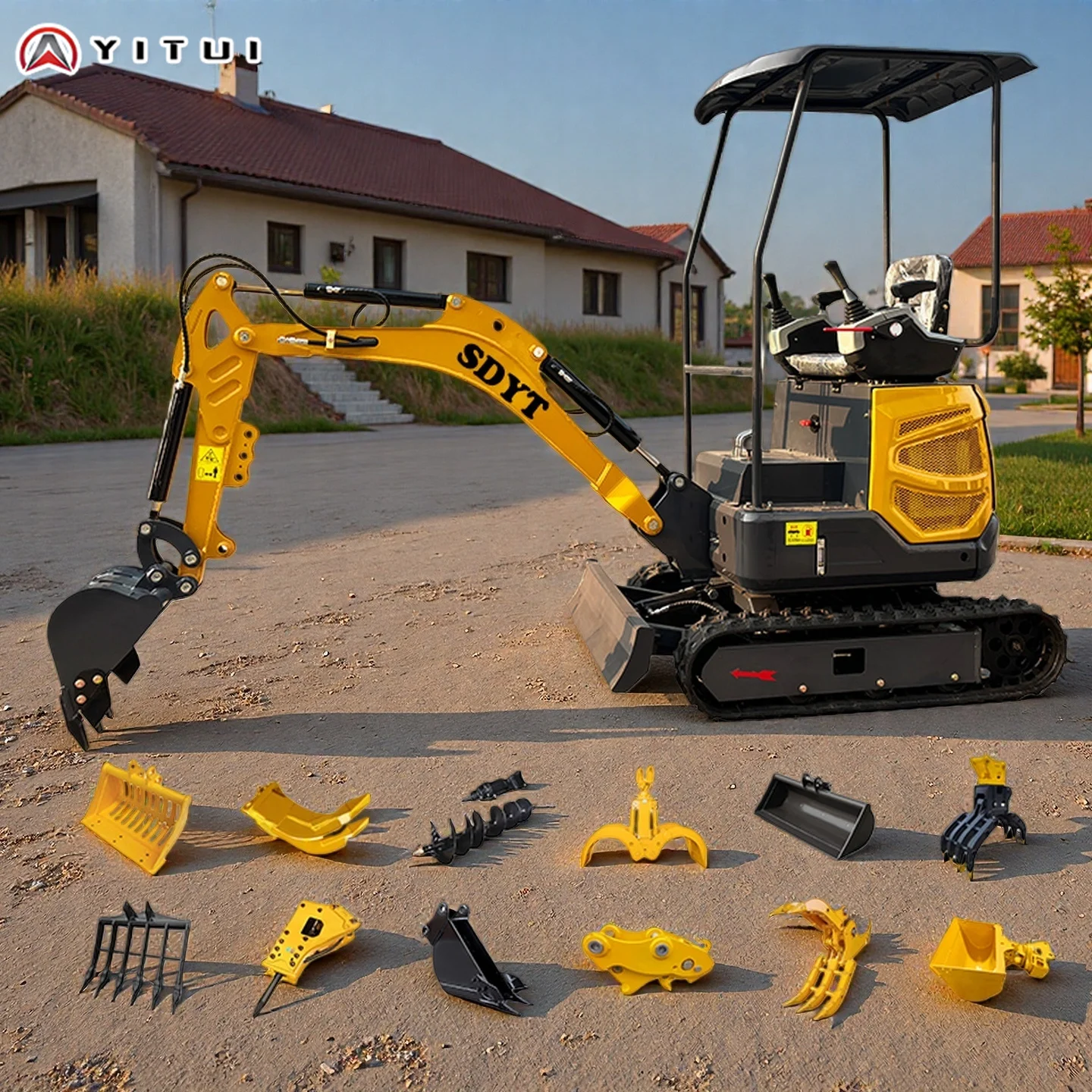 تسليم سريع للحفارات الصغيرة متعددة الملحقات كوبوتا محرك الحفارات الصغيرة دعم مخصص #2