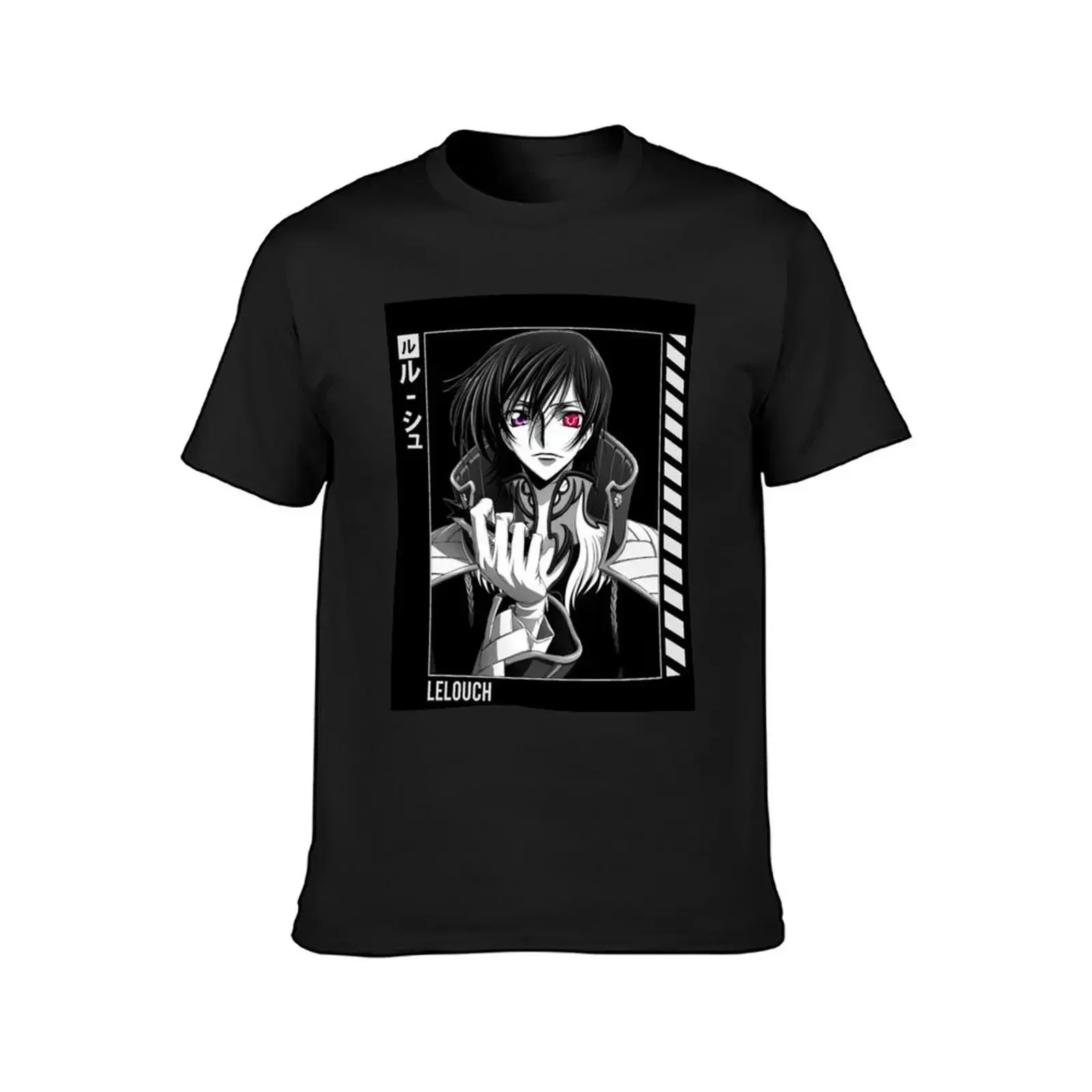 Lelouch lamperouge T-Shirt korean fashion for a boy cute tops oversized t shirt men