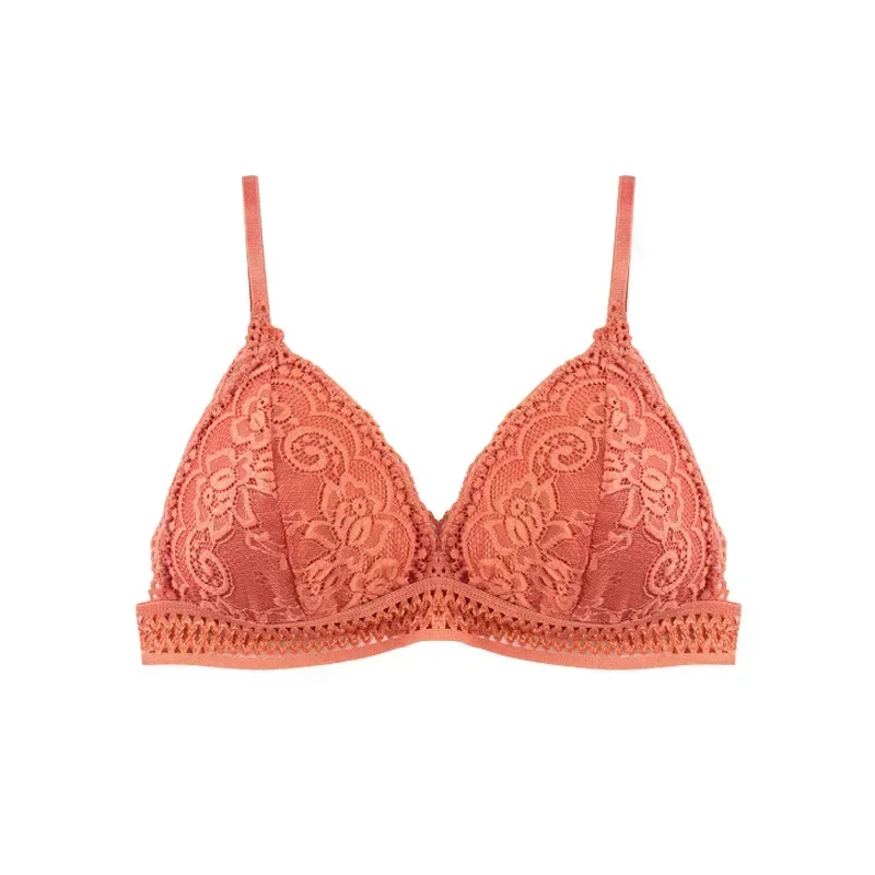 حمالة صدر دانتيل بدون خياطة للنساء ، حمالة صدر رياضية مريحة ، ملابس داخلية مثيرة ، مشدات عارية الظهر ، توب مع أكواب