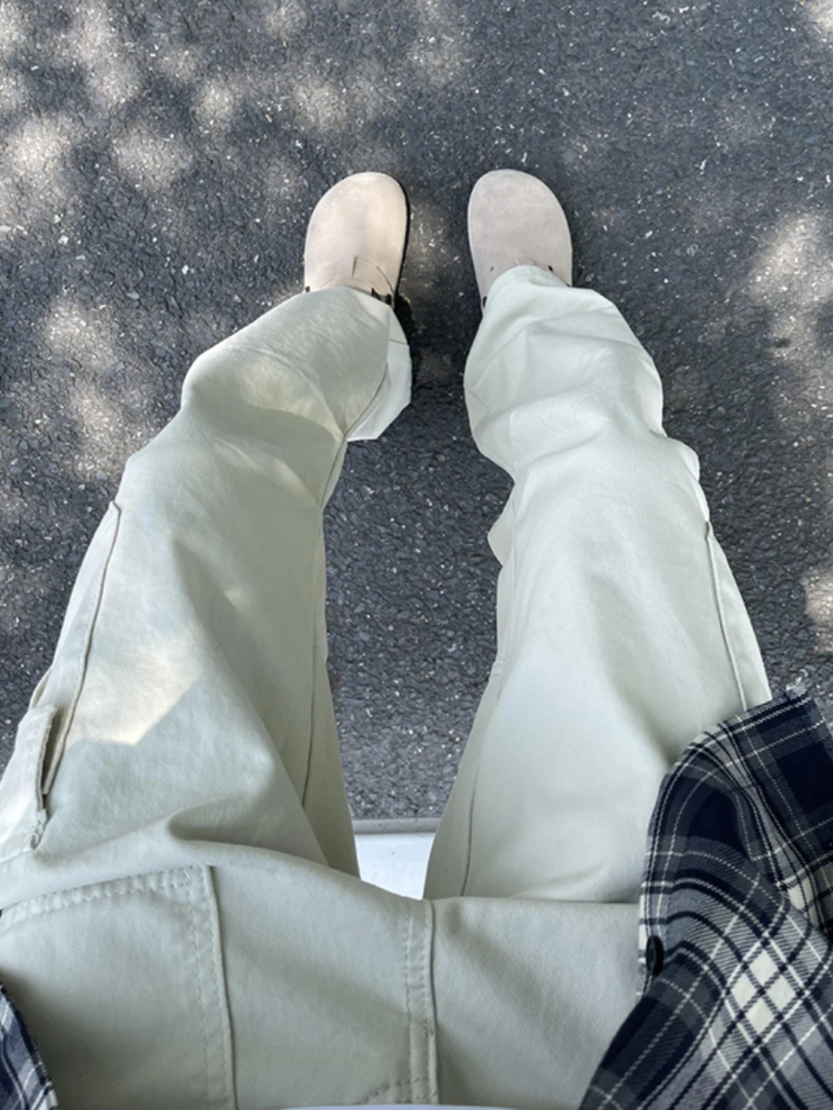 

Мужские рабочие брюки Left7, прямой крой, в американском ретро-стиле, летние, модные, городские, повседневные, со средней посадкой, длинные, из полиэфирного волокна