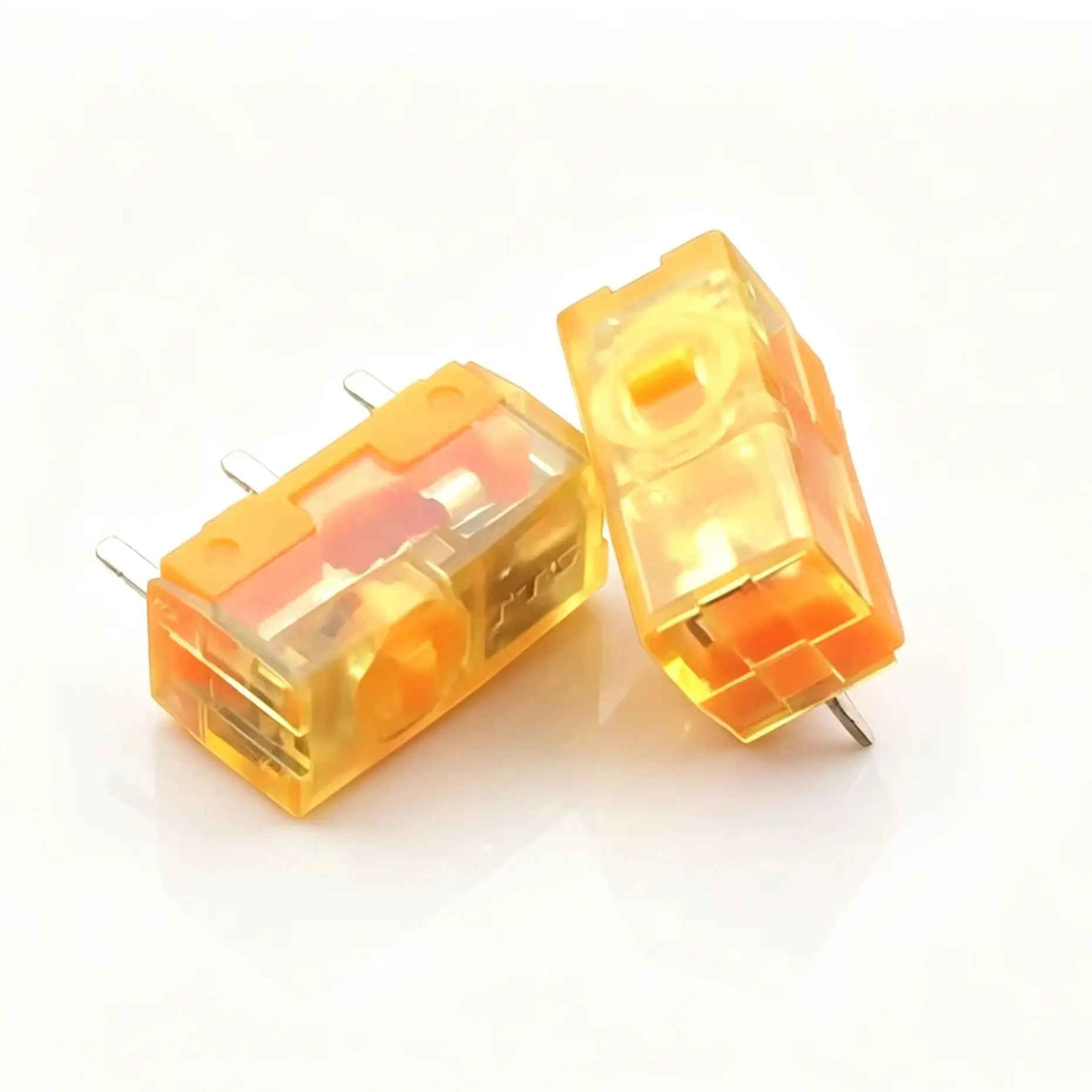 10Pcs New TTC Dustproof Gold Series Mouse Micro Switch 3-Pin Gold Alloy Contact 30M 60M 80 Million Click Life Mouse Button