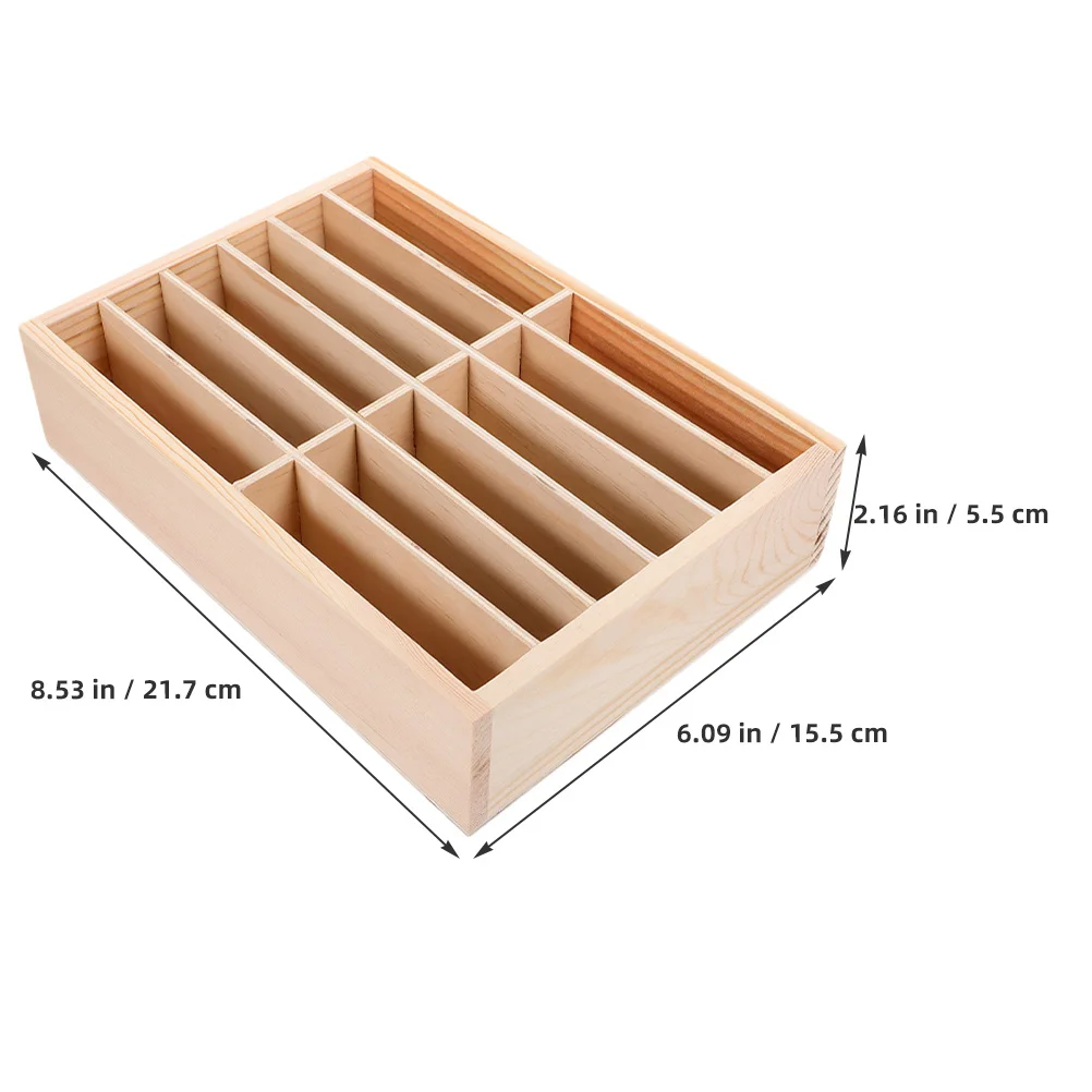 2Pcs Wooden Phone Storage Box 12 Slot Mobile Organizer for Office Classroom Meeting Room Desktop Cell Holder Efficient Space