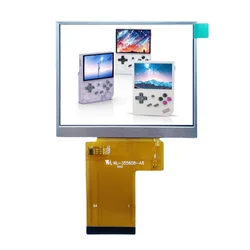 3.5 calowy System konsoli do gier IPS 640x480 ANBERNIC RG35XX ekran LCD WL-355608-A8 YLM-355304-B-A1 MIPI DSI 30pin RGB 54pin