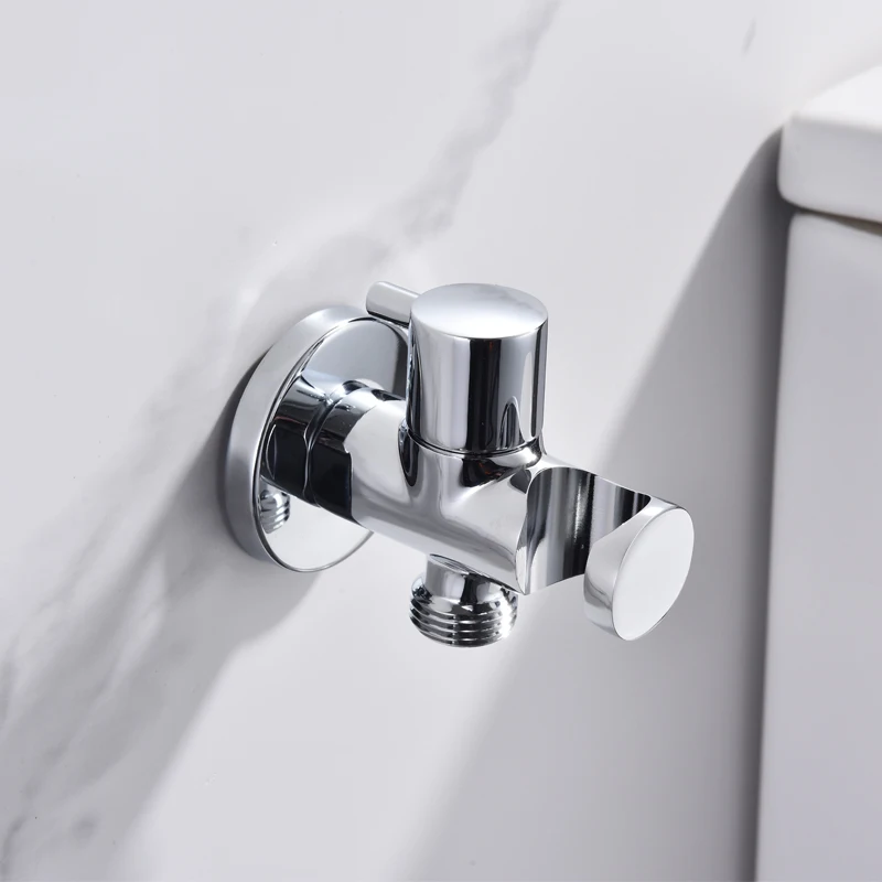Kit De Douche En Laiton Doré Brossé, Douchette à Main, Bidet Mural Pour Salle De Bain, Balcon, Robinet De Bidet, Ensemble De Jet