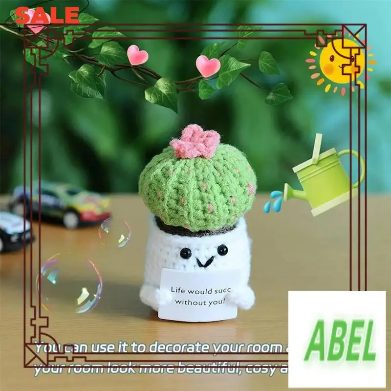 

KB-Handmade Crocheted Vegetable And Fruit Doll Pendants Positive Energy Pack Ornaments Easy Install Easy To Use A