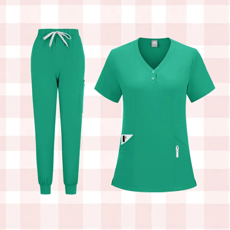 Hospital Surgical Clothing Medical Uniforms Women Men Scrub Set Doctors Dental Clinic Workwear Beauty Spa Set Nurses Accessories