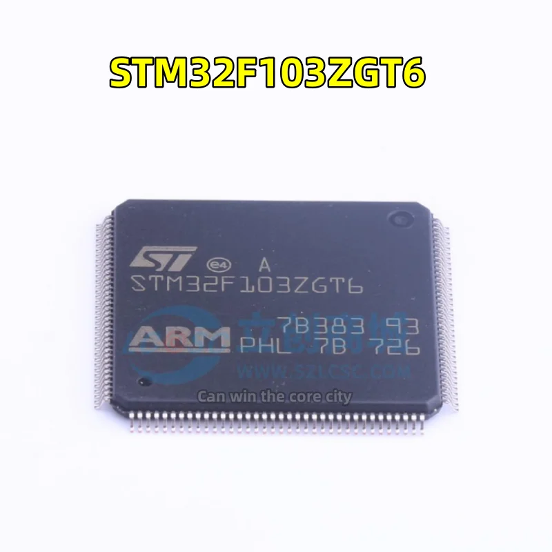 

10 шт. STM32F103ZGT6 QFP-144 32-битный микроконтроллер-MCU ARM, однокристальный чип, оригинальный, подлинный