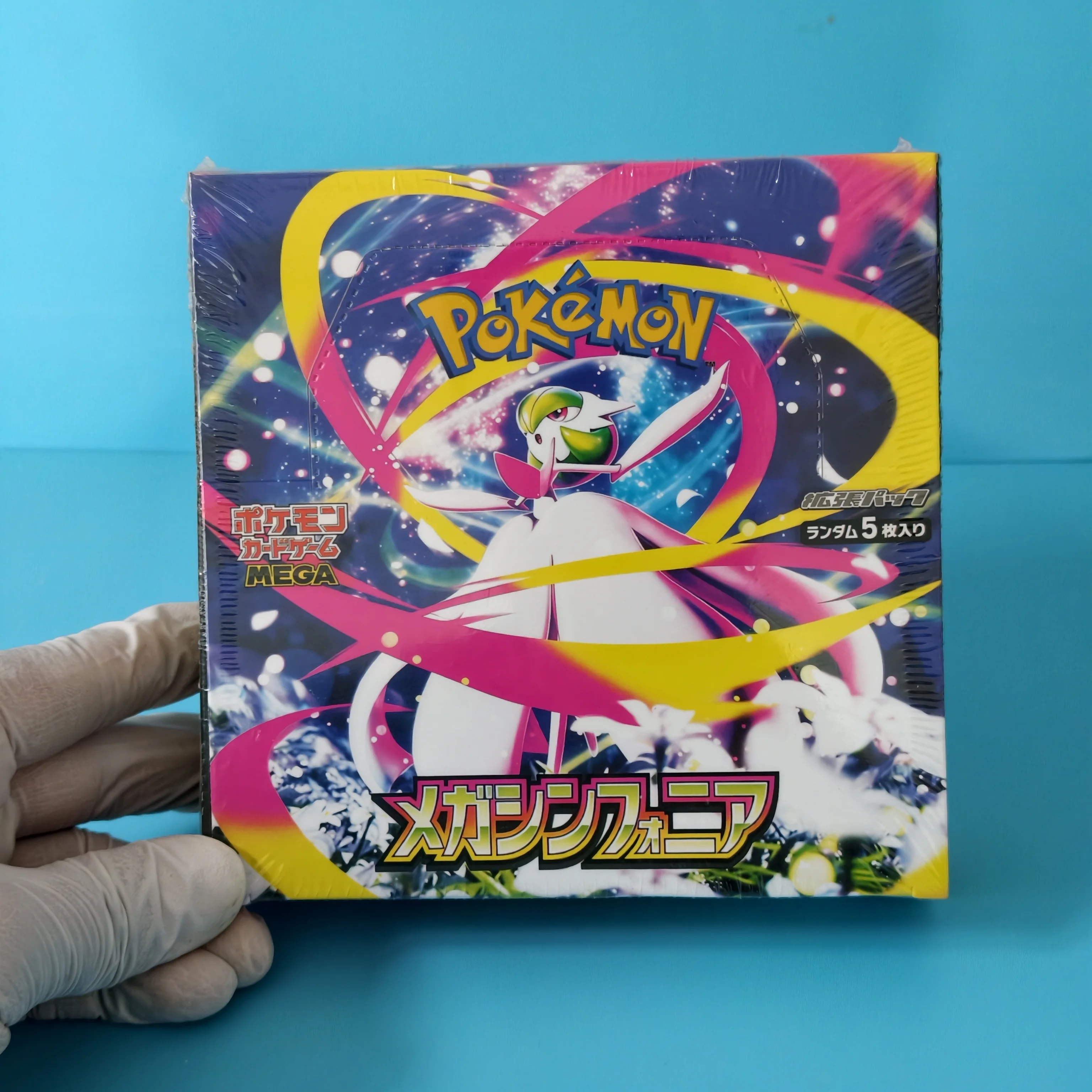 1 Box Japanische TCG PKM Karten M1L/M1S/M2 Mega Brave Booster Box Set DIY Selbstgemachte Einzelkarten Klassisches Spiel Anime-Karten