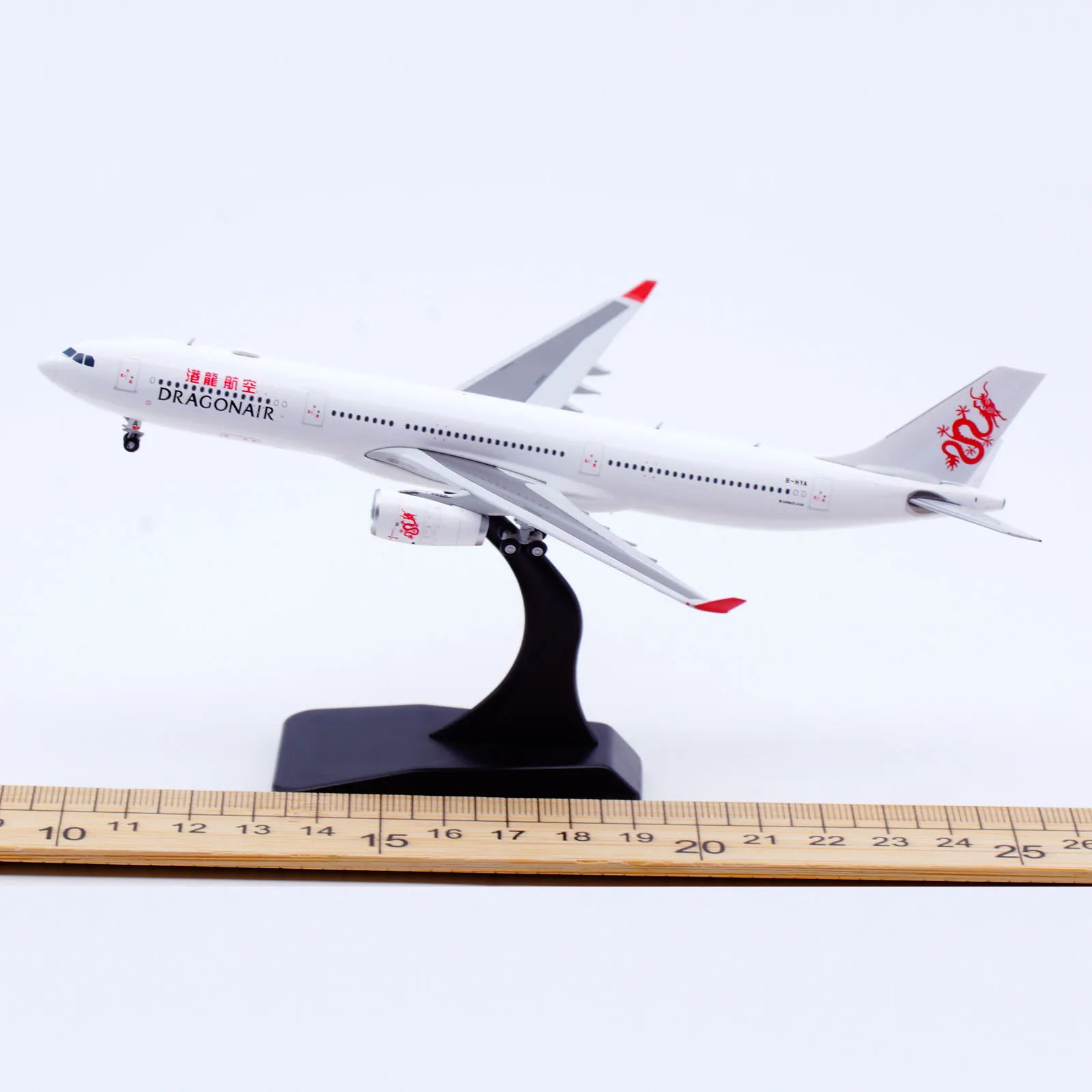 EW4333007 Alloy Collectible Plane Gift JC Wings 1:400 Dragonair Airbus A330-300 Diecast Aircraft Jet Model B-HYA With Stand