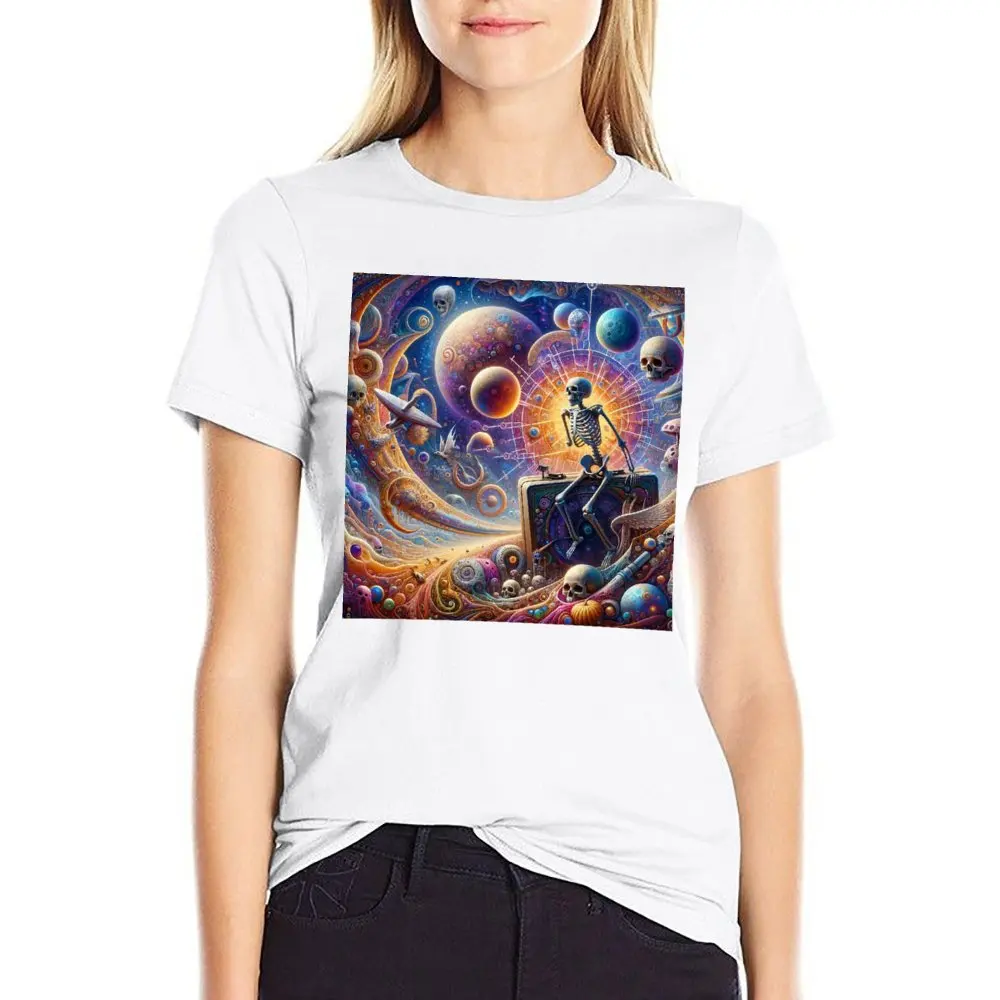 Voyager Of The Vortex Serenade To The Cosmos Tees Vintage T-shirt Harajuku  Sports  Geek Aactivity Competition