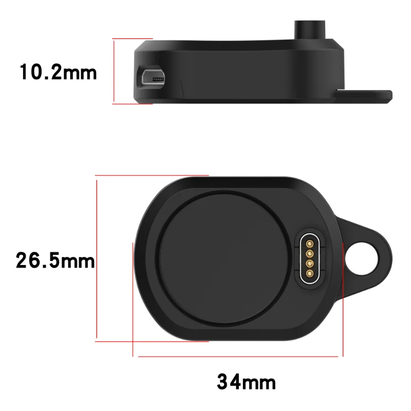 2 In 1 Micro Usb Type C Watch Charger Adapter For Garmin Fenix 5 6 7x Venu Vivoactive 4 3 Forerunner 255 955 Portable Chargers