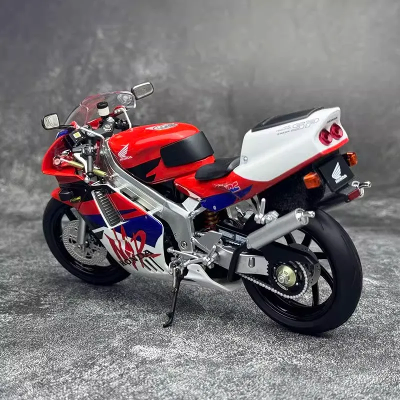 Modelo de aleación de motocicleta LCD 1/12 Honda NSR250R SP, modelo de coche rojo, simulación de modelo fundido a presión, juguete para regalo de cumpleaños personalizado para niño