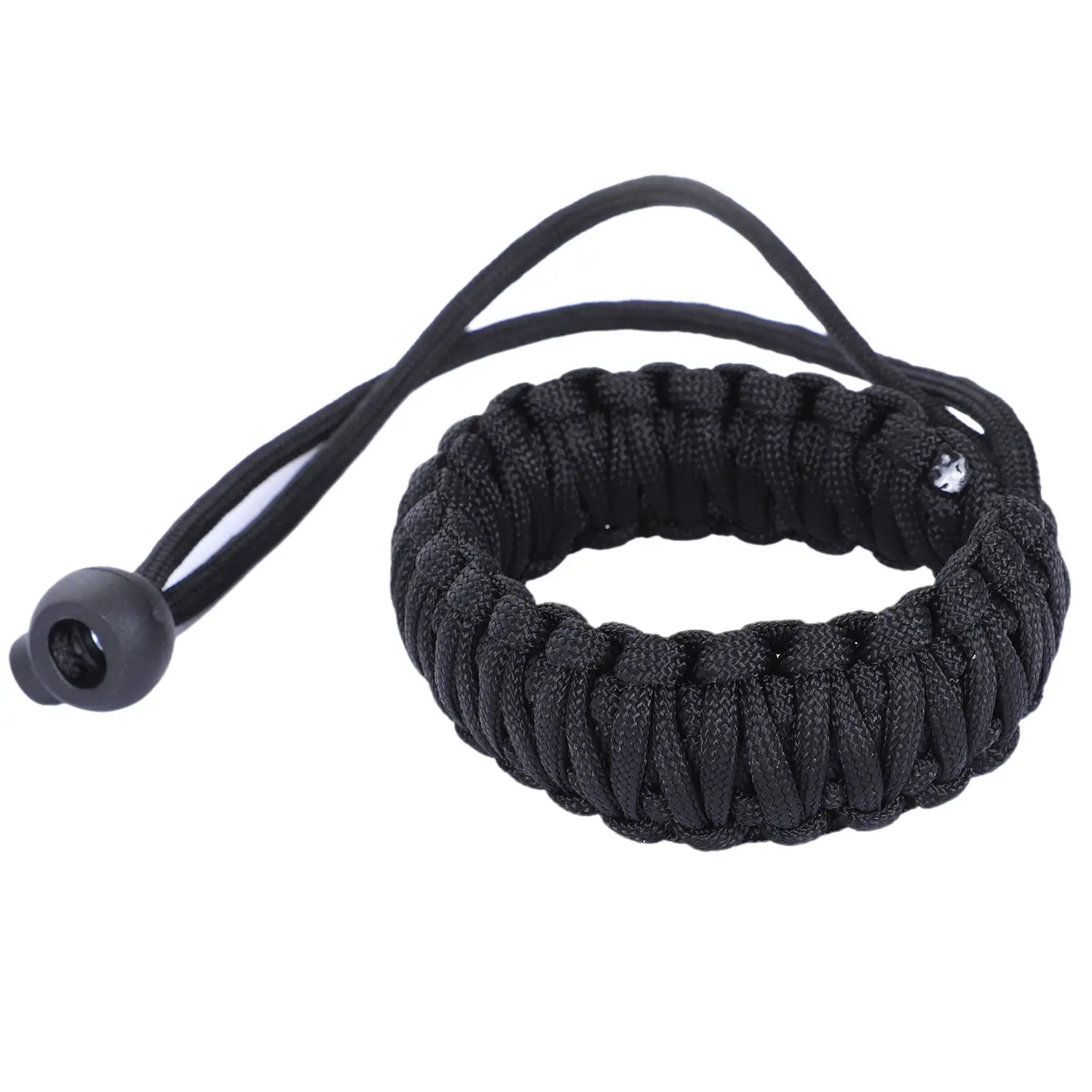 Digital Camera Wrist Hand Strap Grip Para cord Braided Wristband for Nikon Canon Sony Pentax SLR DSLR black