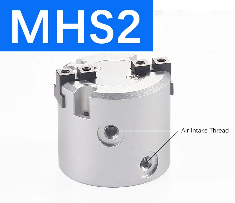 MHS2/MHS3/MHS4 Serie 2/3/4 Vinger Pneumatische Grijper Vervanging Dubbelwerkende Roterende Luchtcilinder 16D/20D/25D/32D/40D/50D