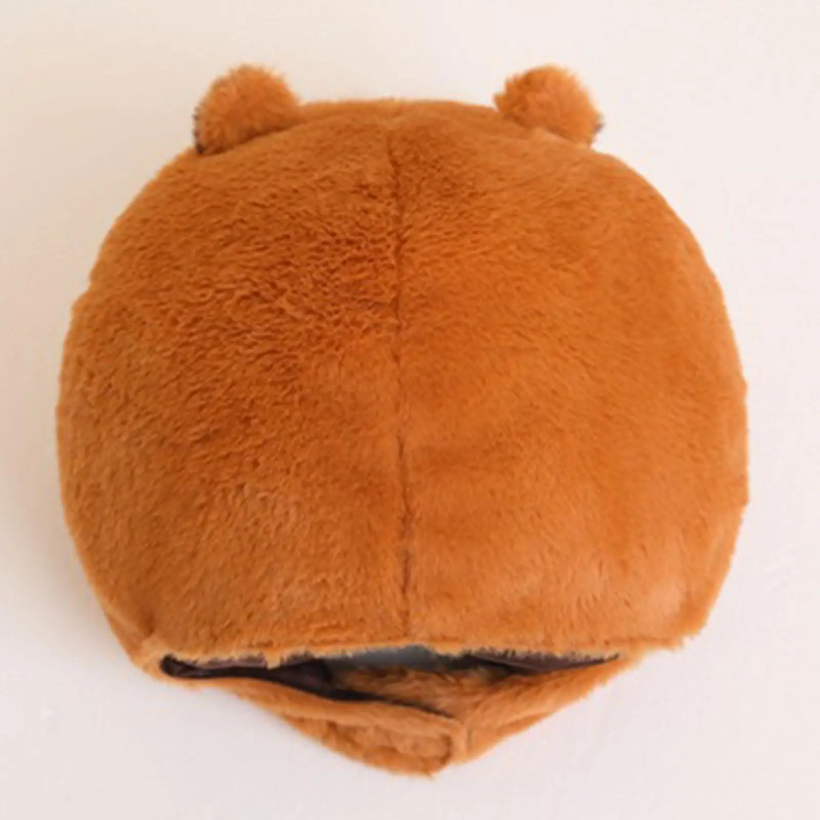 Capybara Headwear Cute Plush Animal Hat for Stage Performance Birthday Party