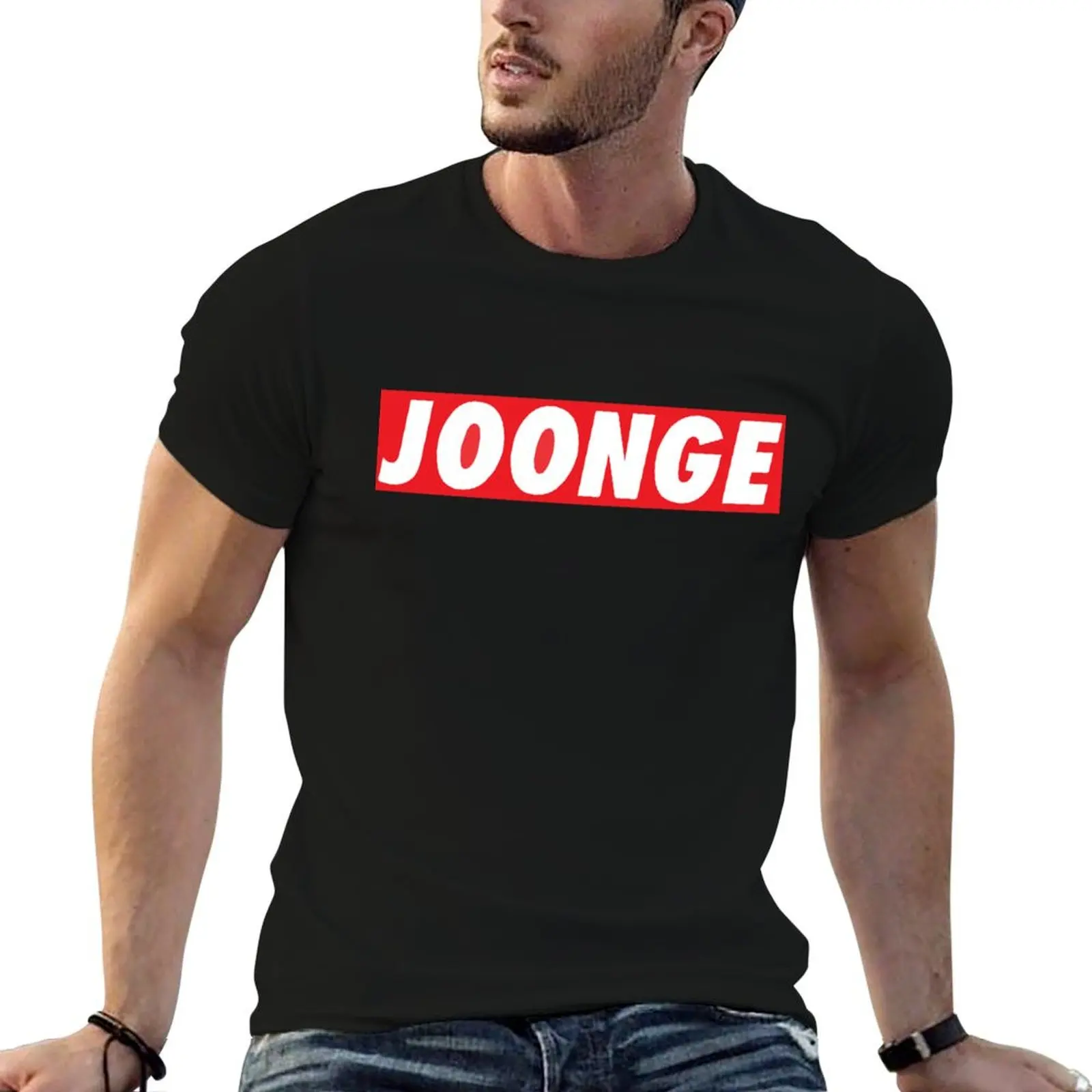 JOONGE T-Shirt designer shirts cute tops plus size men clothing