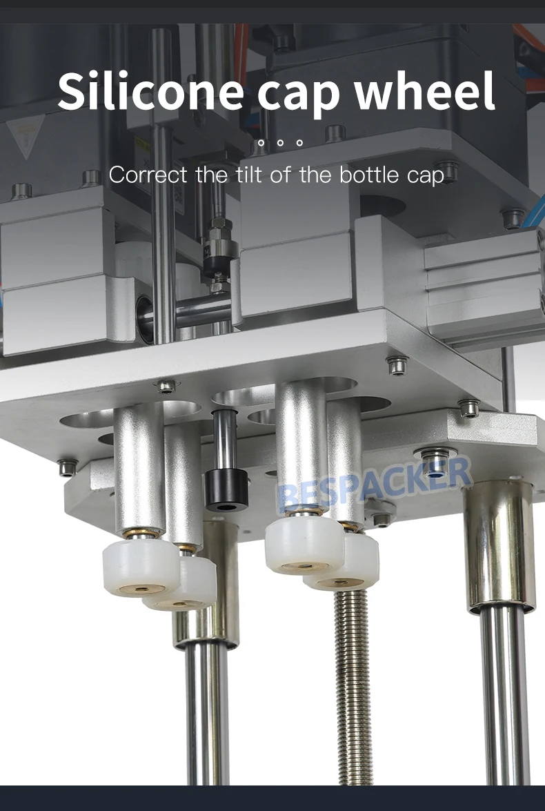 Bespacker YL-P Semi-automatic Single Head Screw Bottle Cap Lock Capping Machine For Plastic Cap