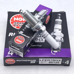 4pcs Original NGK Ruthenium HX High lgnitability spark plugs LFER7BHX 95125 Upgrade PLFER7A8EG 94833 etc