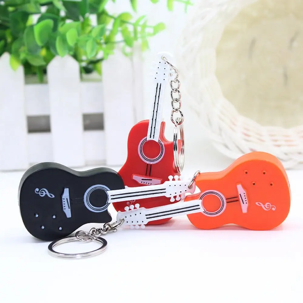 with Sound Violin Keychain New LED Light Plastic Violin Keyring Bag Pendant Kids Gifts