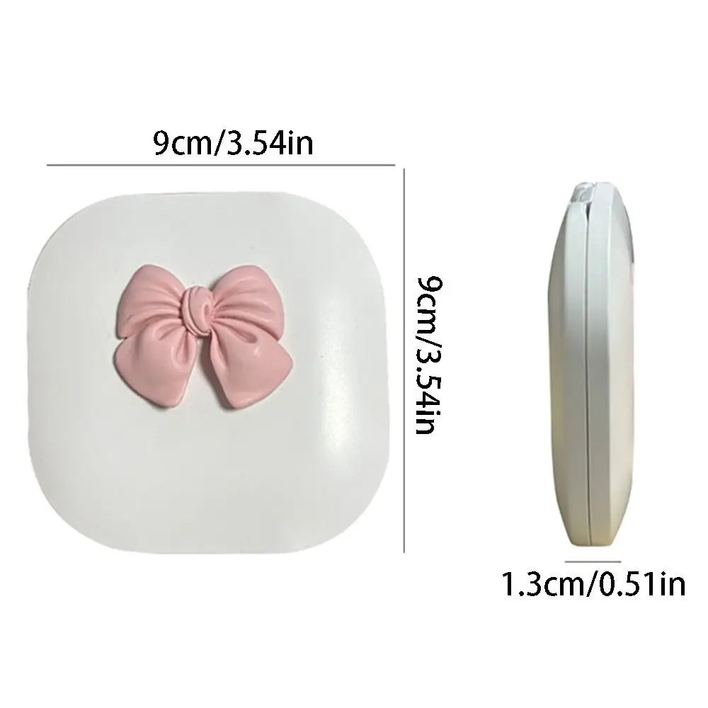 Specchio per trucco a LED bifacciale Interruttore tattile Specchio tascabile 1X/3X con modalità di illuminazione a 3 colori dimmerabili