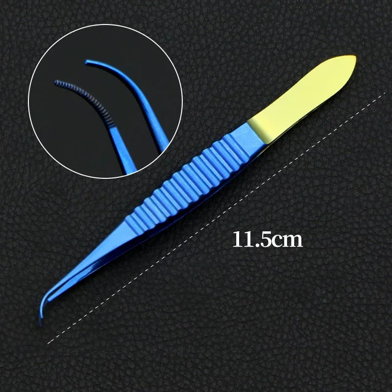 Hair transplant tweezers straight elbow hair follicle implant tweezers separation tweezers extraction plucking tweezers implanta