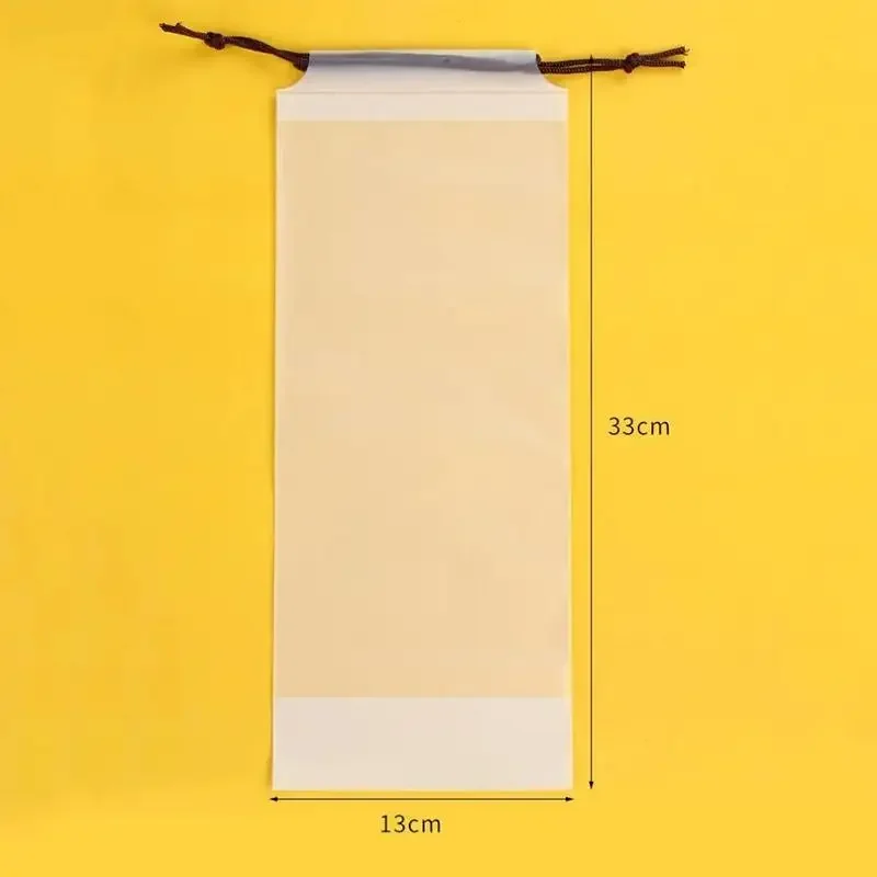 Paraplu opbergtas Doorschijnend plastic Waterdicht Anti-vuil Parapluhoes Herbruikbare draagbare tassen met trekkoord Thuisopslag