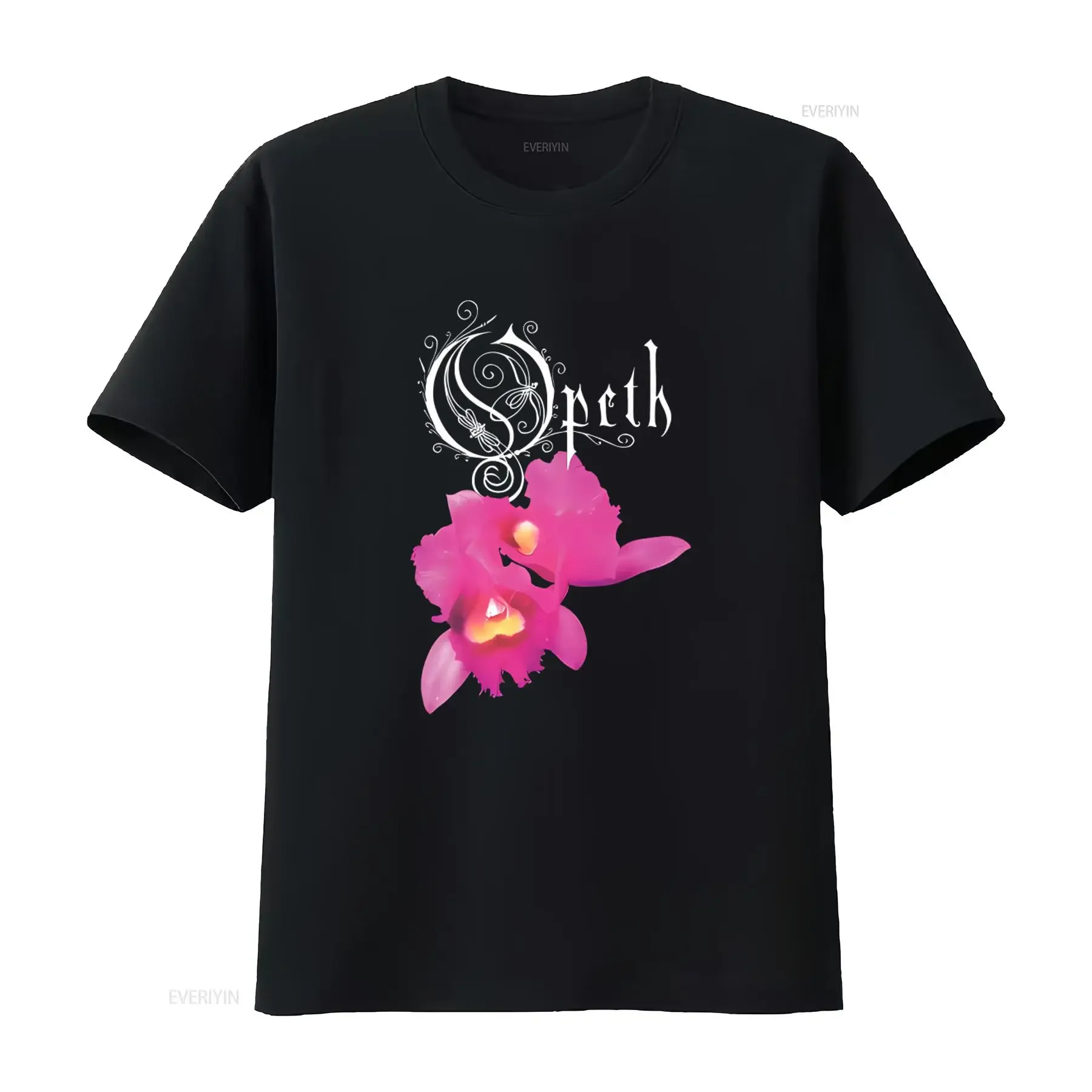 OPETH ORCHID T Shirt for New Fashion Design Print vintage Washed Stylish homme Casual Unisex Breathable fashion Stretched
