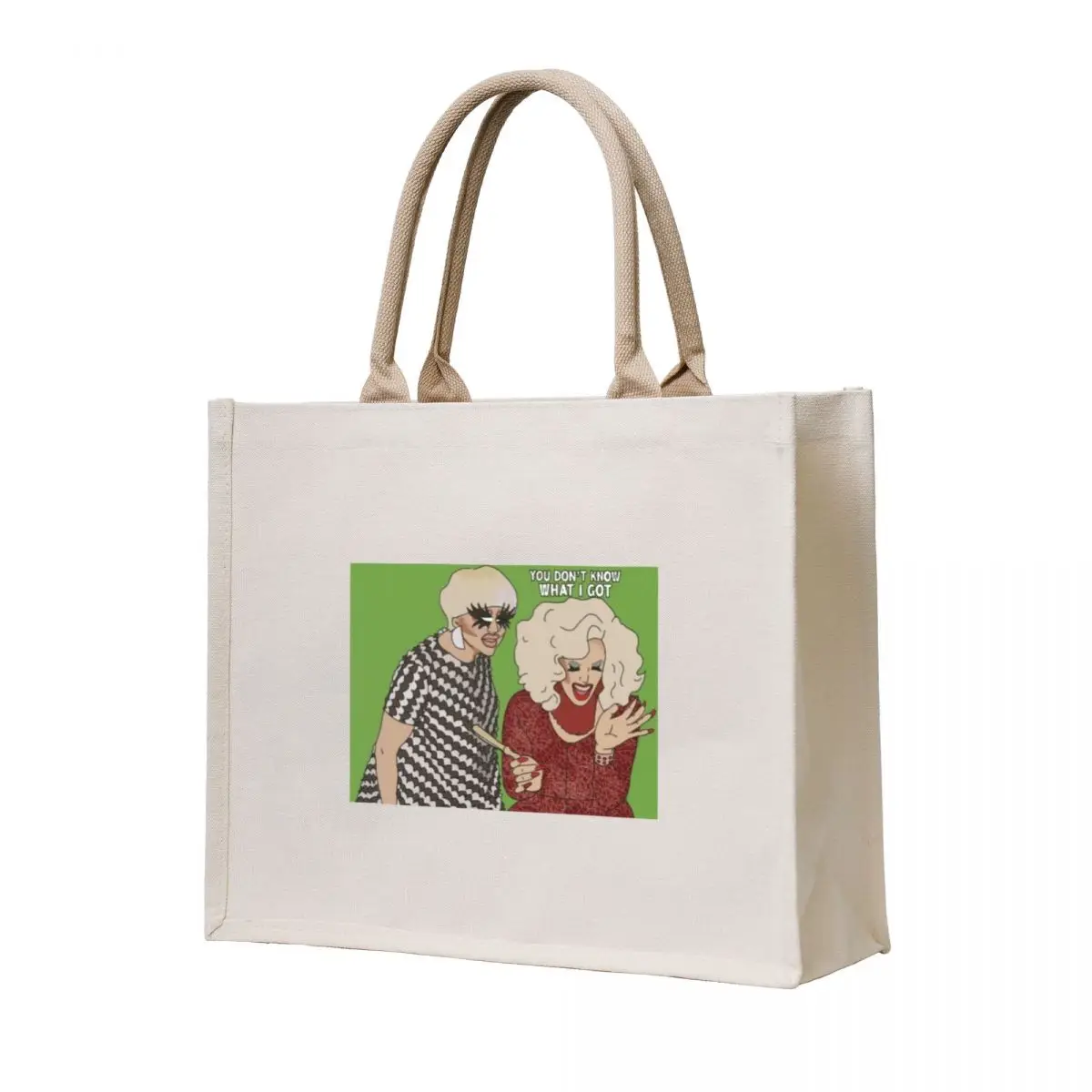 

you don't know what I got Tote Bag reusable shopping bags hand bags shopping bags foldable