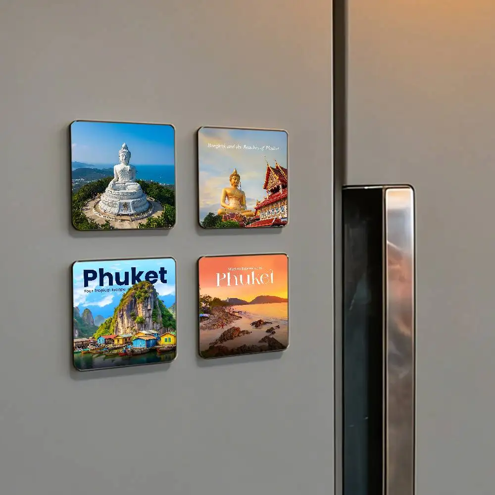 Phuket Island Refrigerator Magnets For Dishwasher/ Refrigerator/ Freezer, Whimsical Kitchen Decor