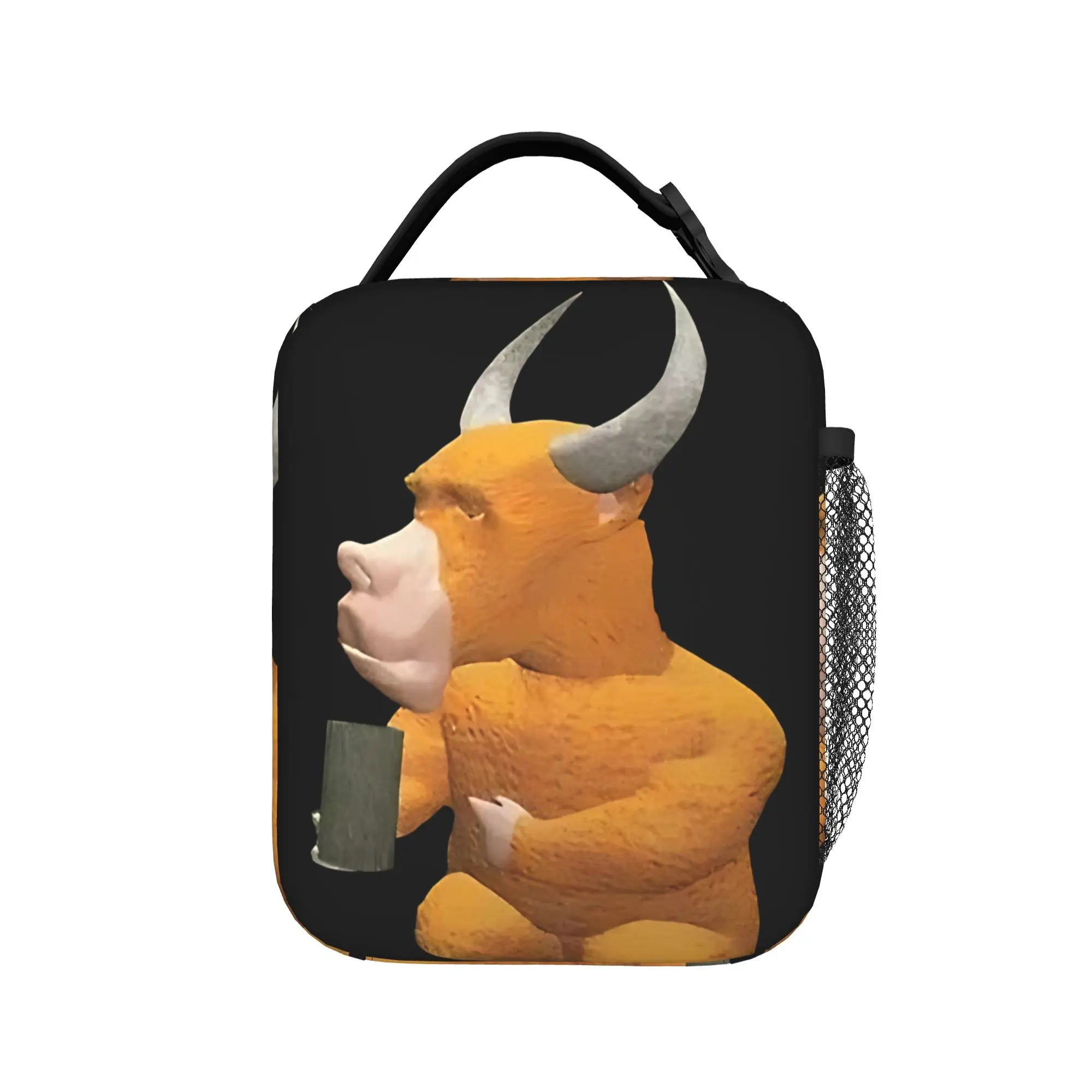 Niu Lai Bull Cut-out  Insulated Lunch Bags Cooler Bag Reusable,Lunch Container  High Capacity Tote Lunch Box Food Storage Bags