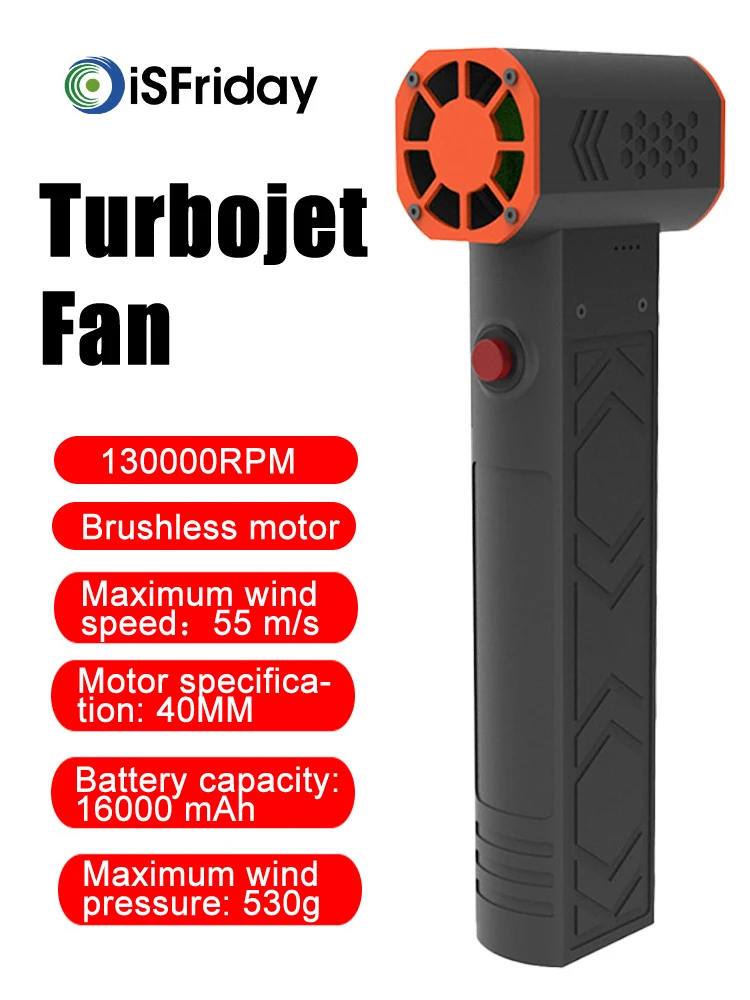 

X7 Violent Turbofan High Speed Hurricane Vacuum Cleaner Handheld Wireless Mini Turbo Jet Fan Portable Electric Air Blower 55m/s