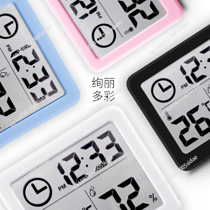 

1 см тонкий простой умный дом электронный цифровой термогигрометр, комнатный термометр измеритель сухой влажности бытовой