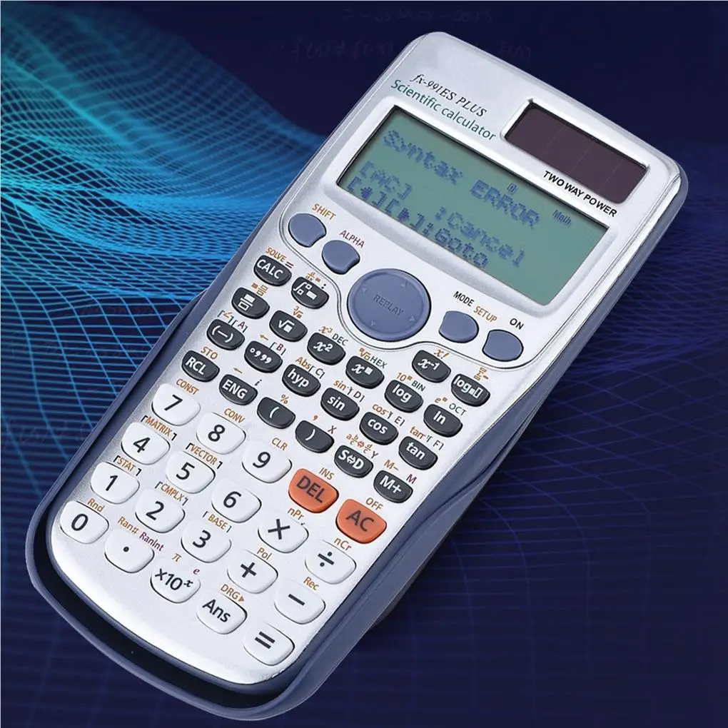 Calculadora Original de FX-991ES-PLUS para estudiantes, 417 funciones, ordenador, escuela, oficina, suministro de gráficos de energía