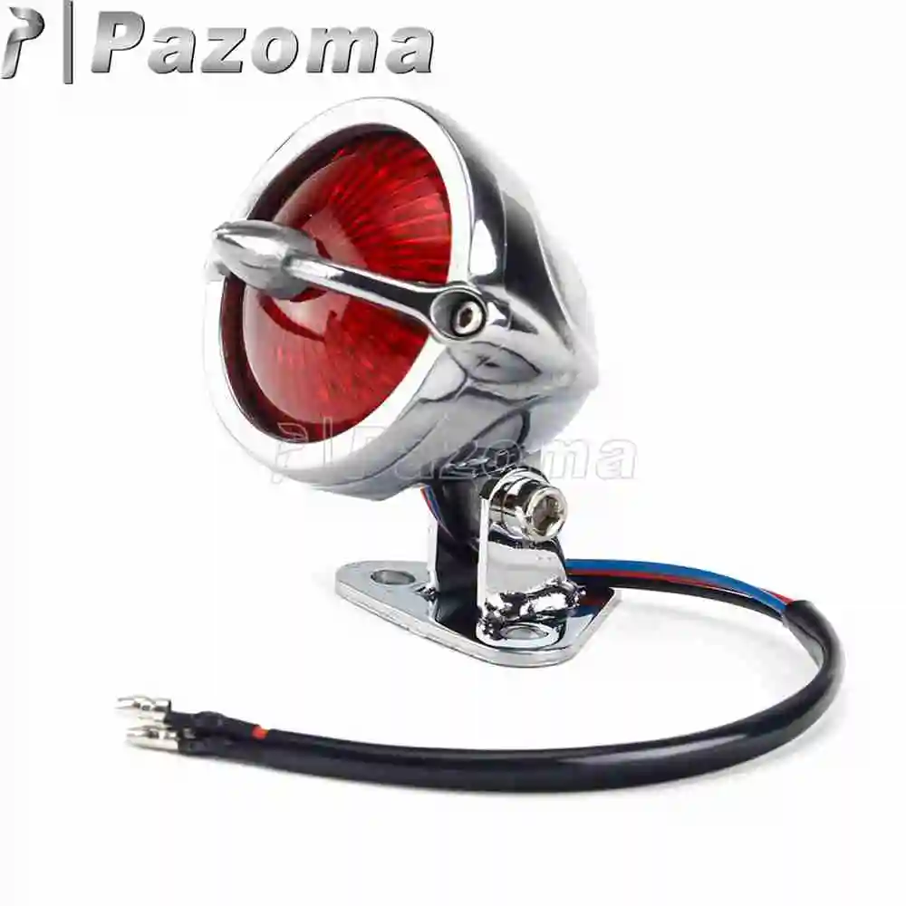 Universal Motorcycle Retro LED Taillight Running Stop Lamp For Harley Honda Suzuki Yamaha Chopper Bobber Cafe Racer Rear Lights