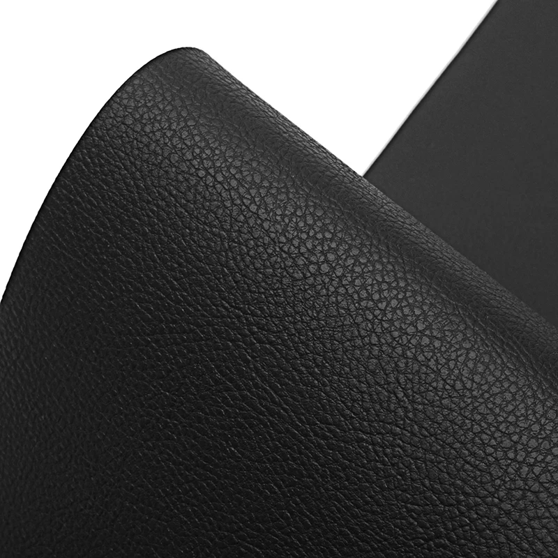 2Pcs Door Panel Insert Cards Cover Black Synthetic Leather Black Fit For Ford For Mustang 05-09 Front Door Plate Parts