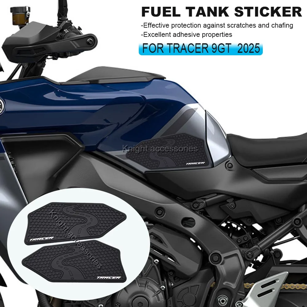 

Motorcycle Side Fuel Tank Protector Pads Stickers Knee Grip Traction Pad For tracer 9 gt TRACER9 tracer 9gt Tracer 2025