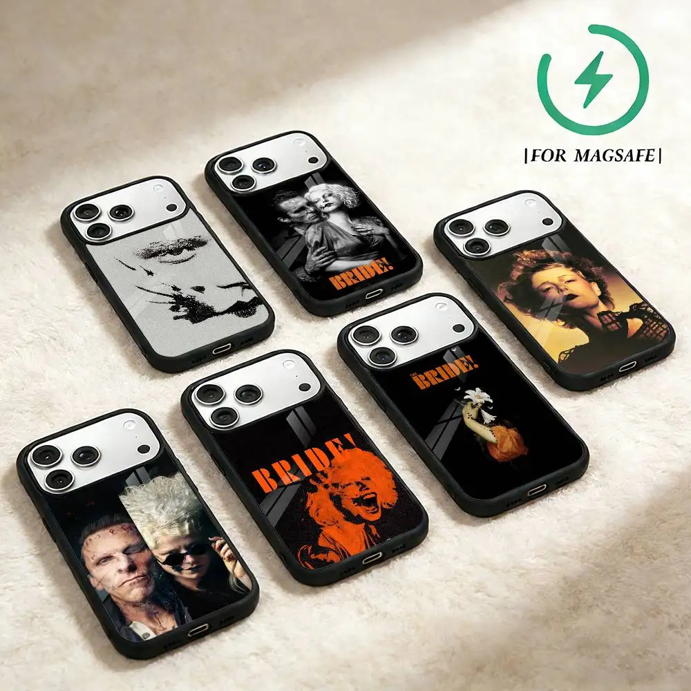 

Moive The B-Bride Phone Case For iPhone 17 16 15 14 13 12 Pro Max Plus for Magsafe Mirror Wireless Magnetic Cover