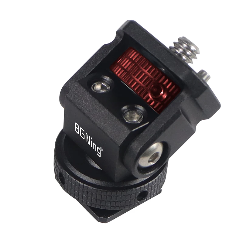 Monitor EVF Ständer Halter Kaltschuh Halterung für Kamera Feld Monitor Mikrofon Blitzschuh 180 Grad verstellbare Stabilisator Halterung – Detail 24