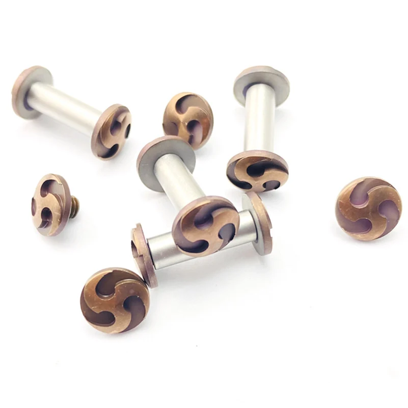 

12 комплектов / партий из нержавеющей стали CNC рукоятка M4 пара замковых винтов заклепки крепежные детали болты гвозди DIY изготовление аксессуаров