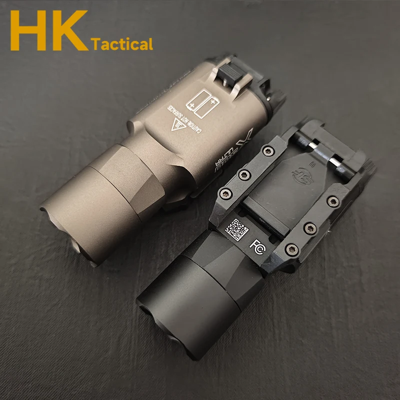 Tactical Flashlight Surefir X300U X300 X400 Pistol Scout Light  Glock Picatinny Rail Outdoor Field Lighting Hunting Weapon