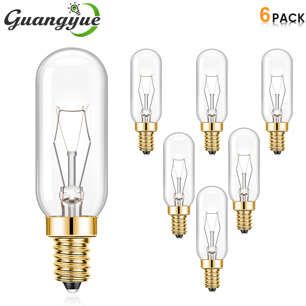 

Tubular E14 LED Tungsten Light T25 40W Cooker Hood Filament Lamp 220V Extractor Fan Bulbs Warm White Microwave Fridge Lighting