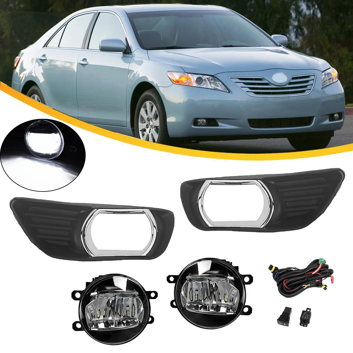 

Противотуманные фары (левая и правая) для переднего бампера Toyota Camry 2007-2009 годов