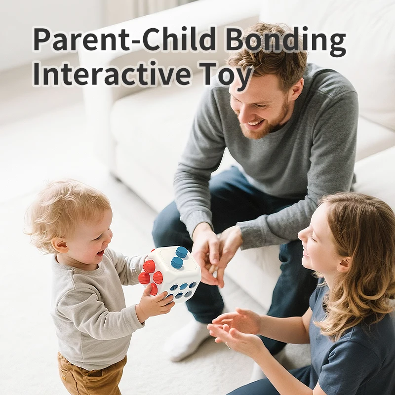 ストレス解消、自閉症、不安緩和のための無地のストレス解消ダイス、大人と子供のための指先遊びストレス解消おもちゃ