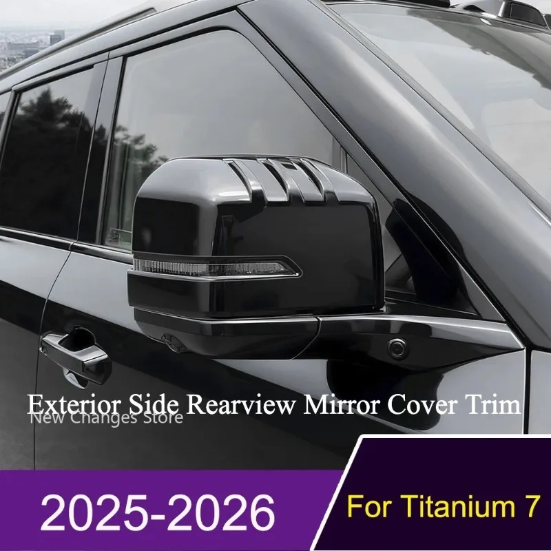 

For Equation Leopard Titanium 7 2025 2026 Exterior Side Rearview Mirror Cover Trim Modification Accessories