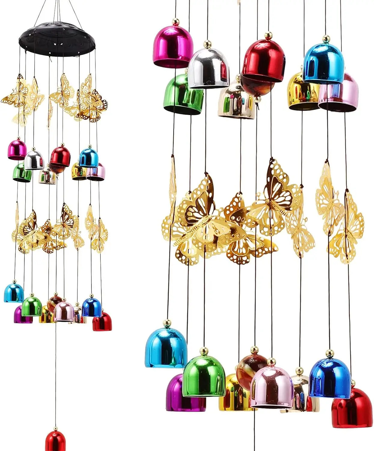 

Colorful Butterfly Wind Chimes, Butterfly Gift for Family, Home, Garden, Patio, Backyard Decoration p5